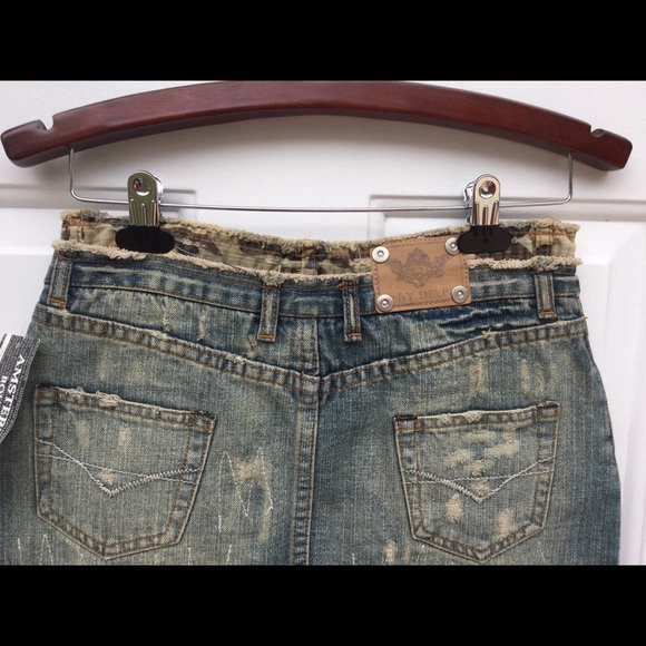 Denim Mini Skirt - Picture 4 of 4